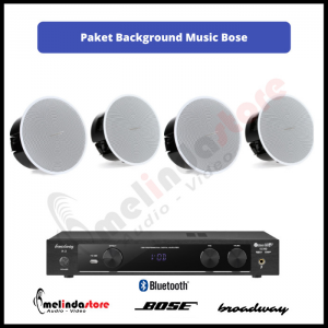 Paket Background Music Indoor Speaker Ceiling Bose DM2C | 4 Speaker Paket Background Music Indoor Speaker Ceiling Bose DM2C | 4 Speaker